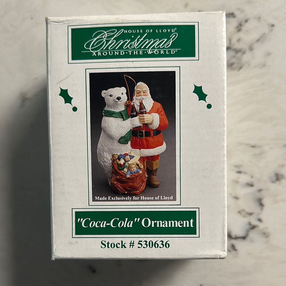 Coca-Cola Christmas Ornament - Red and White